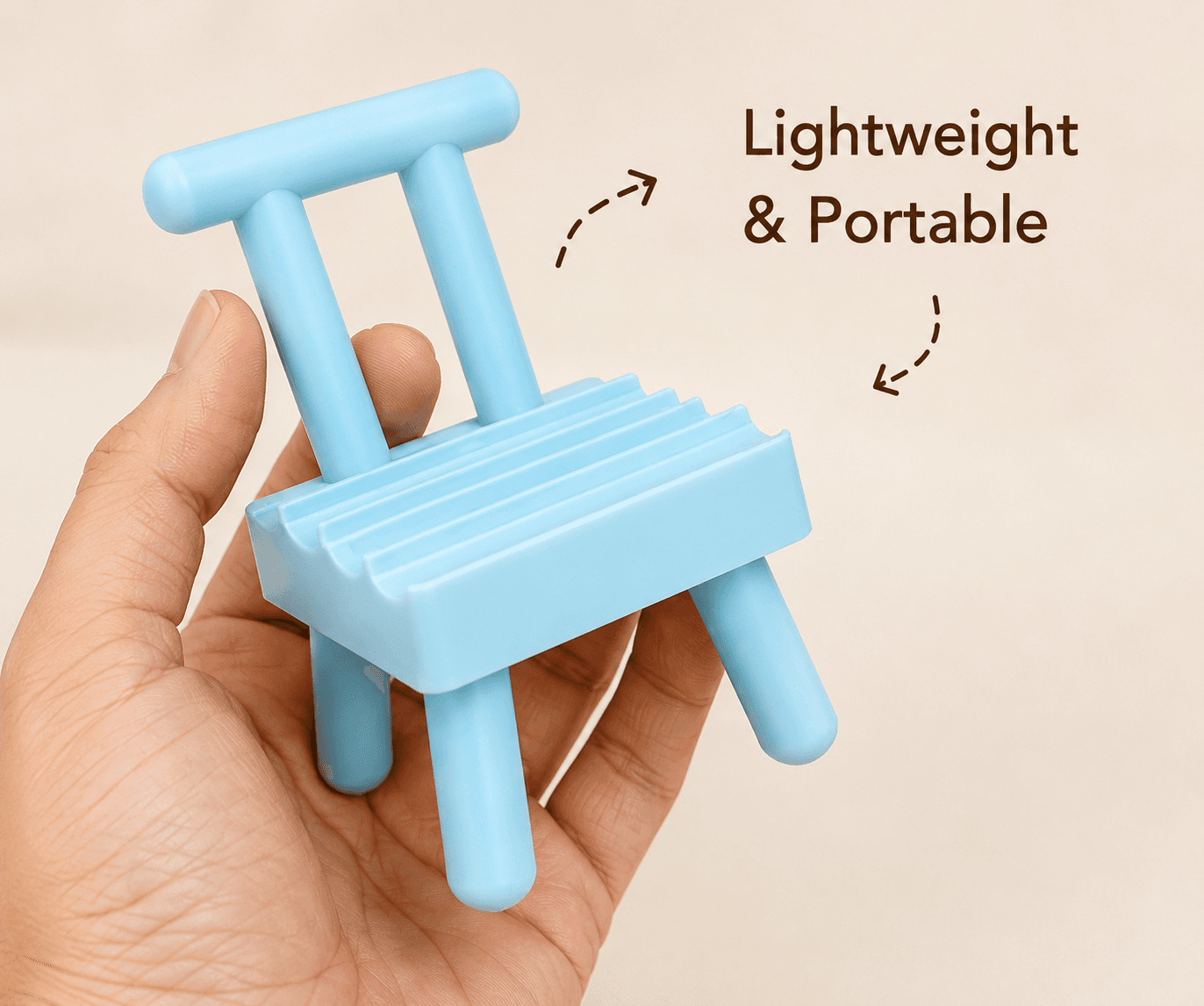 Mini Chair Phone Stand – Cute 3D Printed Mobile Holder for Desk & Bedside 3